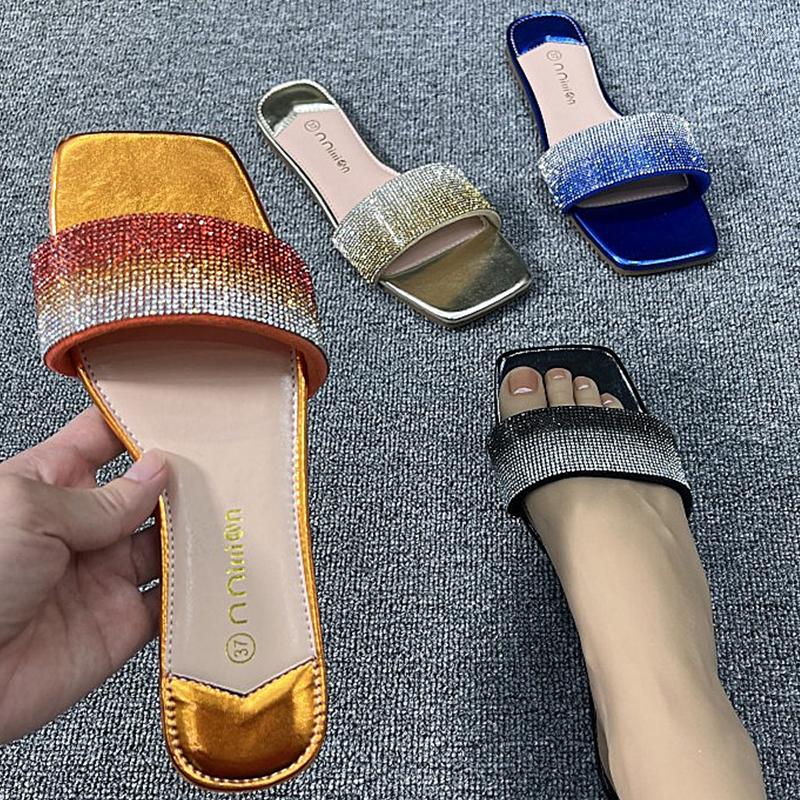 Slippers Big Size Home Womens Sandals For 2023 Flip Flops Luxury Rhinestones Ladies Designer Casual Outside Female Shoes, Orange
Slippers Big Size Home Womens Sandals For 2023 Flip Flops Luxury Rhinestones Ladies Designer Casual Outside Female Shoes, Orange