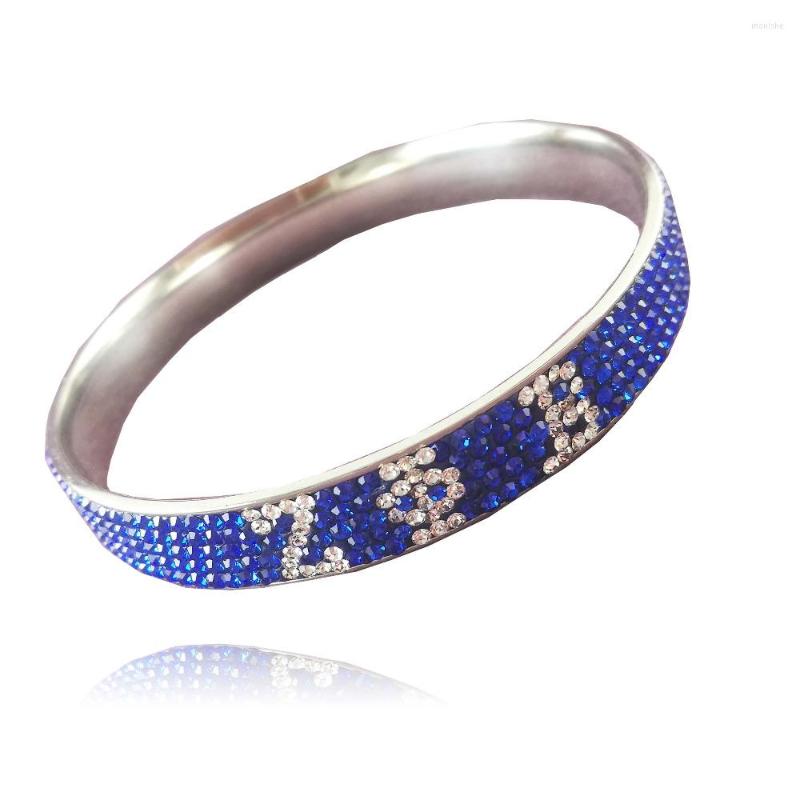 Bangle ZPB Sorority High Quality Crystal Stainless Steel Bangles ZETA PHI BETA Letters Rhinestone Jewelry
Bangle ZPB Sorority High Quality Crystal Stainless Steel Bangles ZETA PHI BETA Letters Rhinestone Jewelry