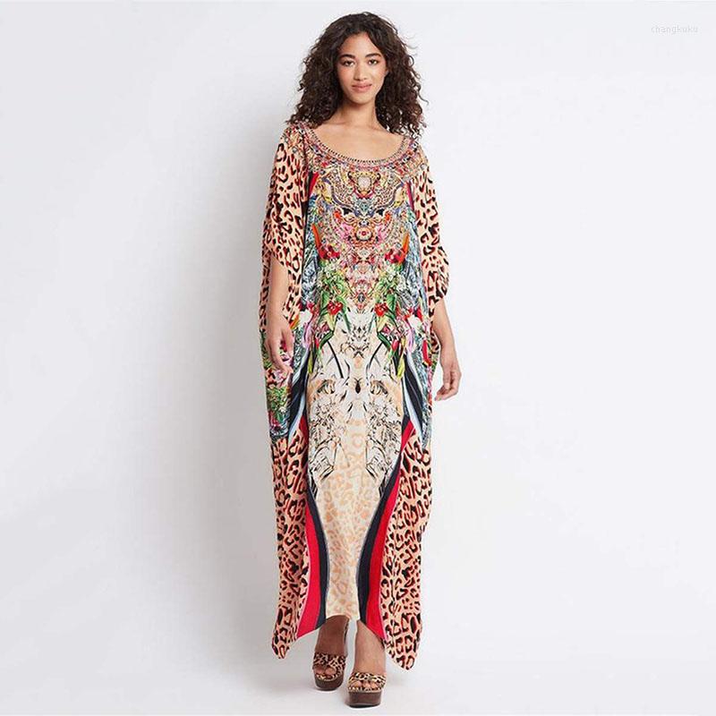 Women's Swimwear Boho Printed Half Sleeve Kaftan Casual Maxi Dress Summer Clothing Women Beach Wear Swim Suit Cover Up, Picture shown
Women's Swimwear Boho Printed Half Sleeve Kaftan Casual Maxi Dress Summer Clothing Women Beach Wear Swim Suit Cover Up, Picture shown