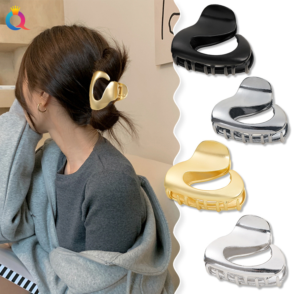 Fashion Hollow Metal Hair Claw Ribbon Clips Simple Gold Silver Black Geometric Bangs Barrettes Hair Jaws For Women Girls Daily 1950, As option show
Fashion Hollow Metal Hair Claw Ribbon Clips Simple Gold Silver Black Geometric Bangs Barrettes Hair Jaws For Women Girls Daily 1950, As option show