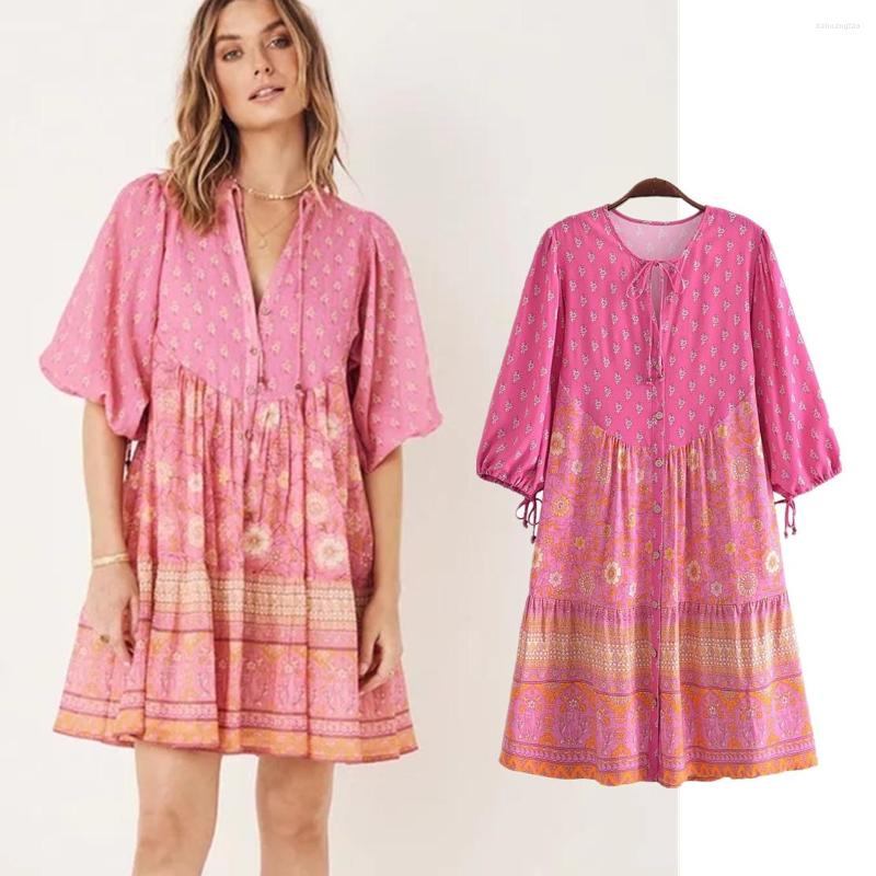 Casual Dresses Maxdutti Indie Folk Retro Lantern Sleeve Fashion Floral Print Dress Single Breasted Loose Mini Women, Purple
Casual Dresses Maxdutti Indie Folk Retro Lantern Sleeve Fashion Floral Print Dress Single Breasted Loose Mini Women, Purple