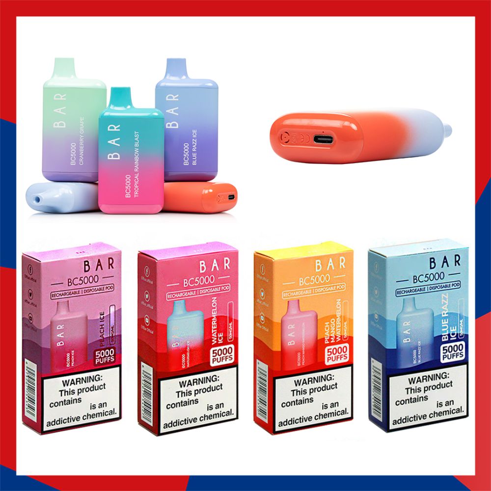Ef Bar BC5000 Disposable 5000 Puffs E cigarettes Vape Pen 13ml Prefilled Mesh Coil Pods 650mAh Rechargeable Battery Vaporizers randm tornado geek bar puffs ezzy bars
Ef Bar BC5000 Disposable 5000 Puffs E cigarettes Vape Pen 13ml Prefilled Mesh Coil Pods 650mAh Rechargeable Battery Vaporizers randm tornado geek bar puffs ezzy bars