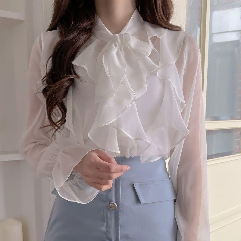 Women' Blouses Blouse Women Solid Color Shirt Lace-up Long Sleeve Summer 2023 Female Elegant Ladies Tops Korean Fashion Office Lady T772
Women' Blouses Blouse Women Solid Color Shirt Lace-up Long Sleeve Summer 2023 Female Elegant Ladies Tops Korean Fashion Office Lady T772