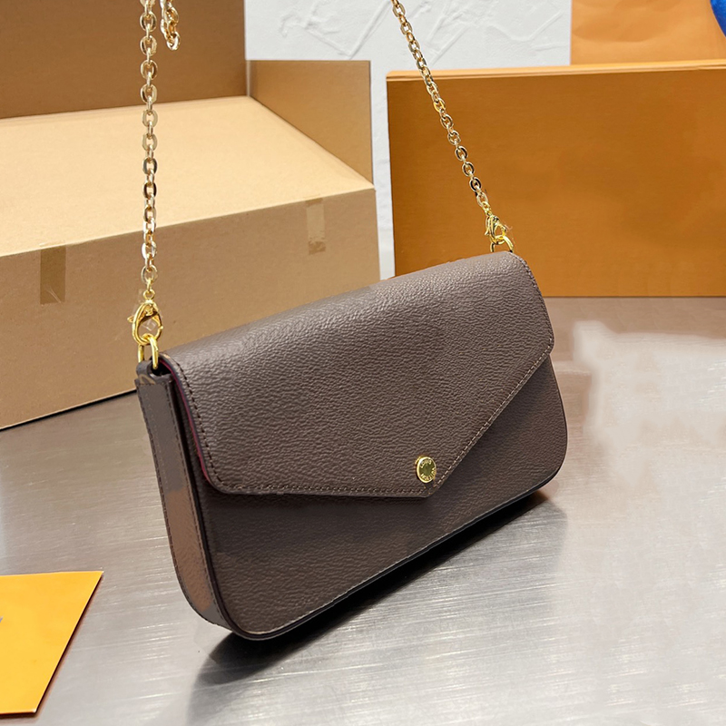 Handbag Leather Shoulder Bags Designers Handbags Pochette Felicie Chain Women Chain Bag With box M64064 M61276 N63032
Handbag Leather Shoulder Bags Designers Handbags Pochette Felicie Chain Women Chain Bag With box M64064 M61276 N63032