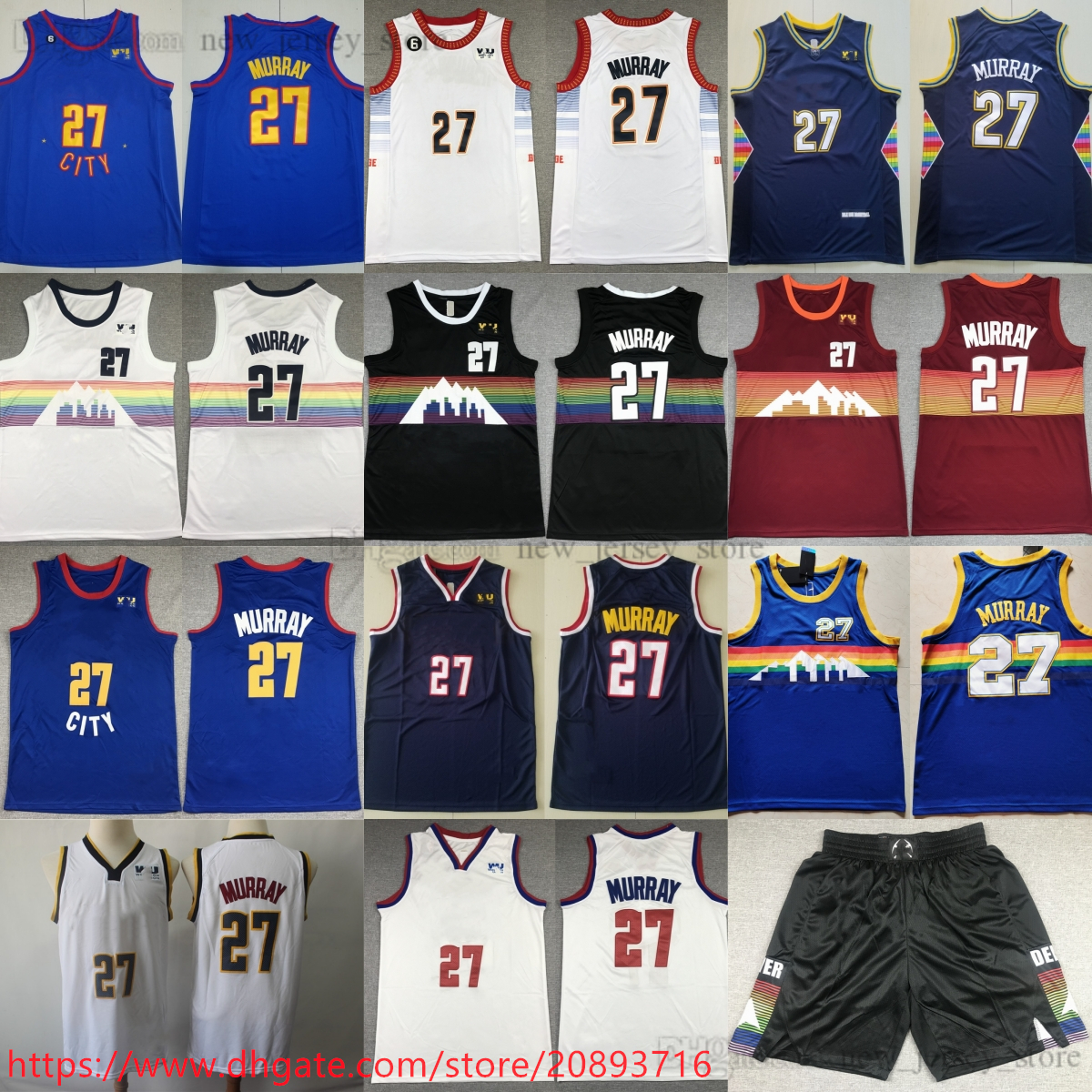 2023 New Red Basketball 27 JamalMurray Jerseys Stitched With 6 Patch Breathable sports home away City Black White Red Jersey Shirts Shorts pants, Aspicture (with team logo)
2023 New Red Basketball 27 JamalMurray Jerseys Stitched With 6 Patch Breathable sports home away City Black White Red Jersey Shirts Shorts pants, Aspicture (with team logo)