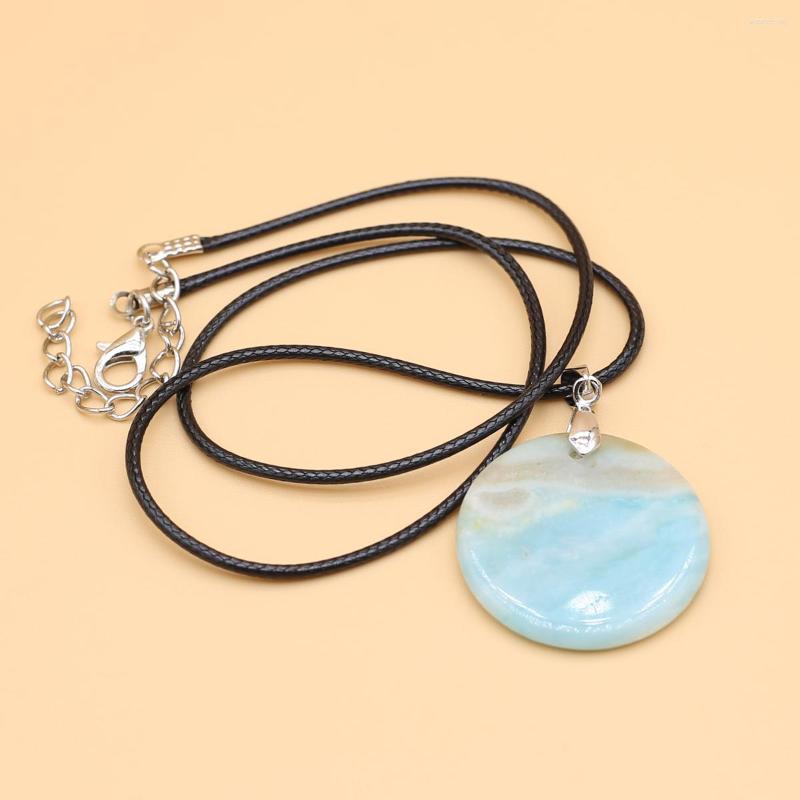 Pendant Necklaces Natural Oblate Shape Quartz Agate Jade Stone Pendants Wax Thread Chain Necklace Jewelry Making Party Dressed Up Gift
Pendant Necklaces Natural Oblate Shape Quartz Agate Jade Stone Pendants Wax Thread Chain Necklace Jewelry Making Party Dressed Up Gift