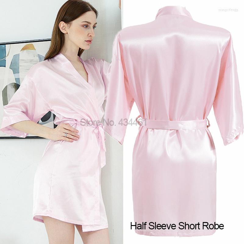 Women's Sleepwear Satin Robe With Belt Summer Women Kimono Bathrobe Gown V-Neck Nightgown Half Sleeve Mini Loungewear Sexy Nightdress, Green
Women's Sleepwear Satin Robe With Belt Summer Women Kimono Bathrobe Gown V-Neck Nightgown Half Sleeve Mini Loungewear Sexy Nightdress, Green