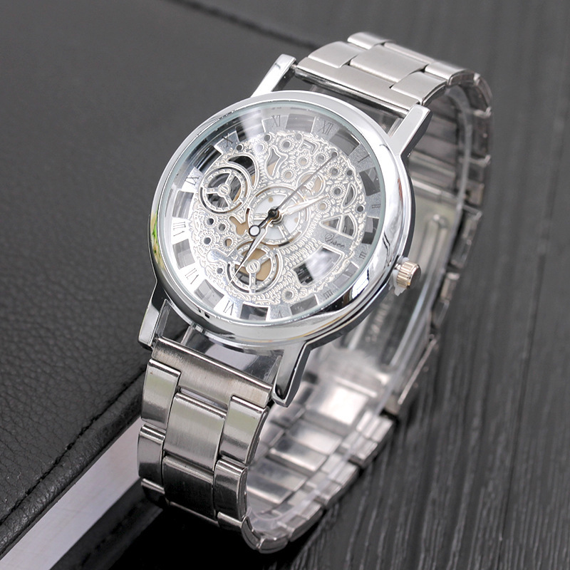 Hollow Design Steel Watches Men Relogio Unisex Retro Masculino Relojes Hombre Quartz Wrist watch Luxury Clock Drop Ship Saati, Silver
Hollow Design Steel Watches Men Relogio Unisex Retro Masculino Relojes Hombre Quartz Wrist watch Luxury Clock Drop Ship Saati, Silver