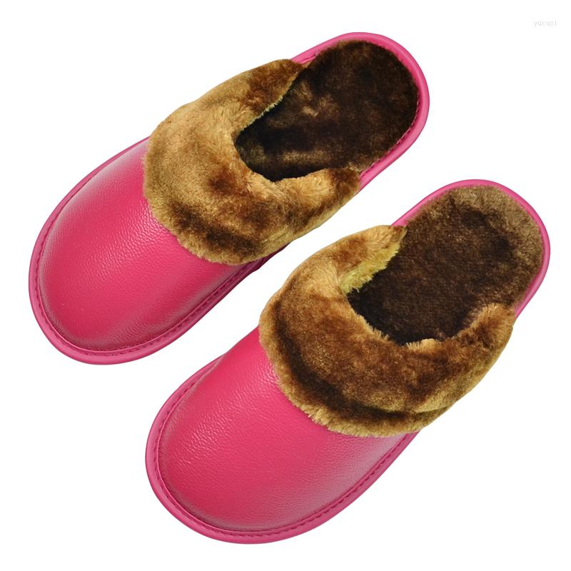Slippers Genuine Cow Leather Couple Indoor Non-slip Men Women Home Fashion Casual Shoes PVC Soft Soles Winter 601, 601 purple
Slippers Genuine Cow Leather Couple Indoor Non-slip Men Women Home Fashion Casual Shoes PVC Soft Soles Winter 601, 601 purple
