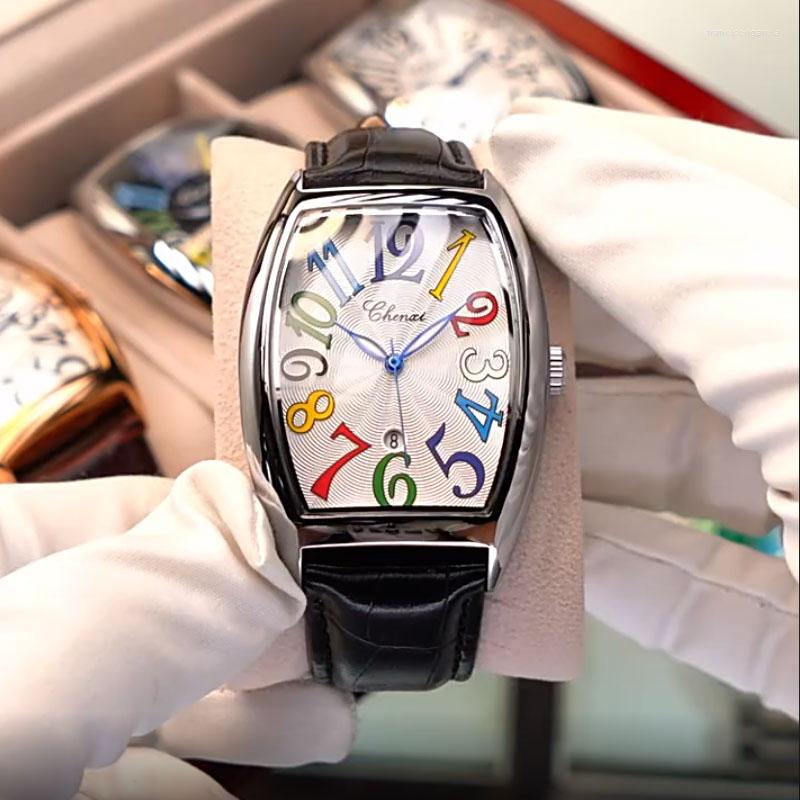 Wristwatches 2023 CHENXI Men's Quartz Watches Men Watch Date Business Clock Leather Strap Male Clocks Gifts, Silver-alloy
Wristwatches 2023 CHENXI Men's Quartz Watches Men Watch Date Business Clock Leather Strap Male Clocks Gifts, Silver-alloy