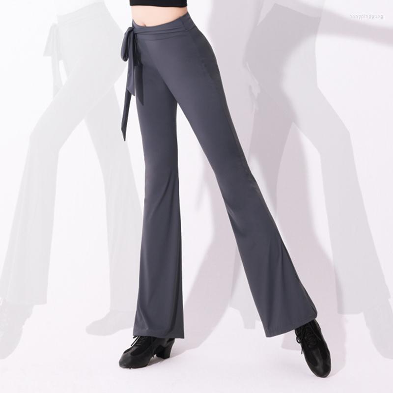Stage Wear Latin Dance Pants Women Tango Training Rumba Samba Practice Trousers Summer Casual Breathable Yoga Flared YS1820, Black
Stage Wear Latin Dance Pants Women Tango Training Rumba Samba Practice Trousers Summer Casual Breathable Yoga Flared YS1820, Black