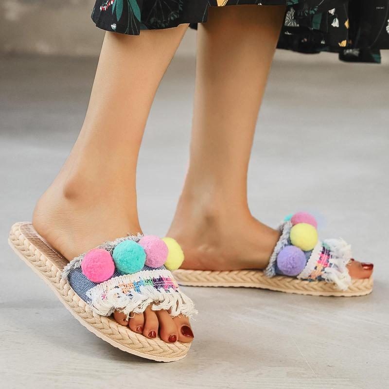 Slippers Women's Sandals Shoes Linen Wedge Fashion Summer Denim Cross Beach Tassel Women 2023, 1bu
Slippers Women's Sandals Shoes Linen Wedge Fashion Summer Denim Cross Beach Tassel Women 2023, 1bu