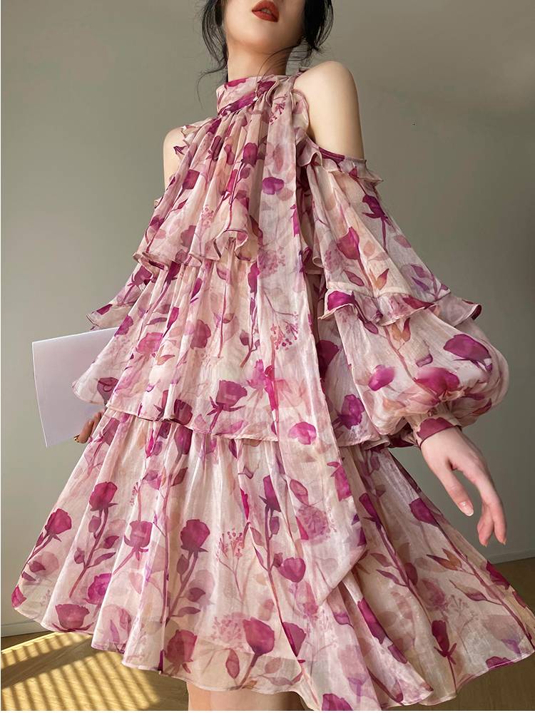 Casual Dresses Floral Mini Dress Beach Style Woman Boho Autumn Long Sleeve Short Party Dress Casual Elegant Korean Fashion Dress Female 230316, Pink
Casual Dresses Floral Mini Dress Beach Style Woman Boho Autumn Long Sleeve Short Party Dress Casual Elegant Korean Fashion Dress Female 230316, Pink