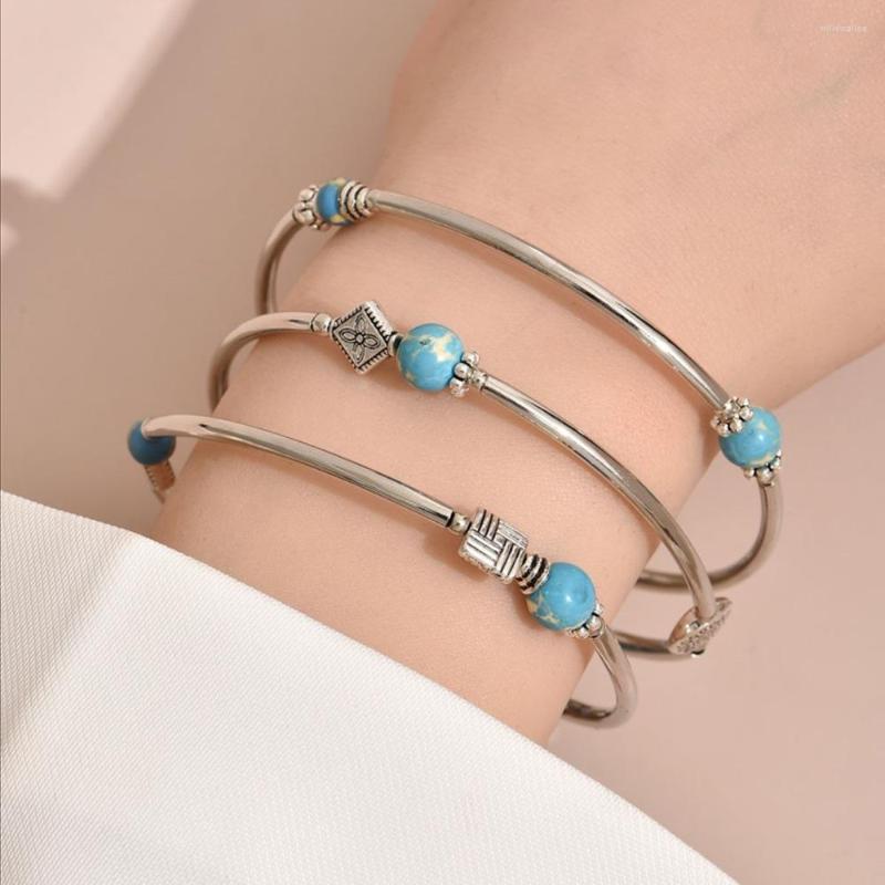 Strand Turquoise Bangle Charm Bracelets For Women Bohemian Copper Wrap Bracelet Female Fashion Jewerly AM3161
Strand Turquoise Bangle Charm Bracelets For Women Bohemian Copper Wrap Bracelet Female Fashion Jewerly AM3161