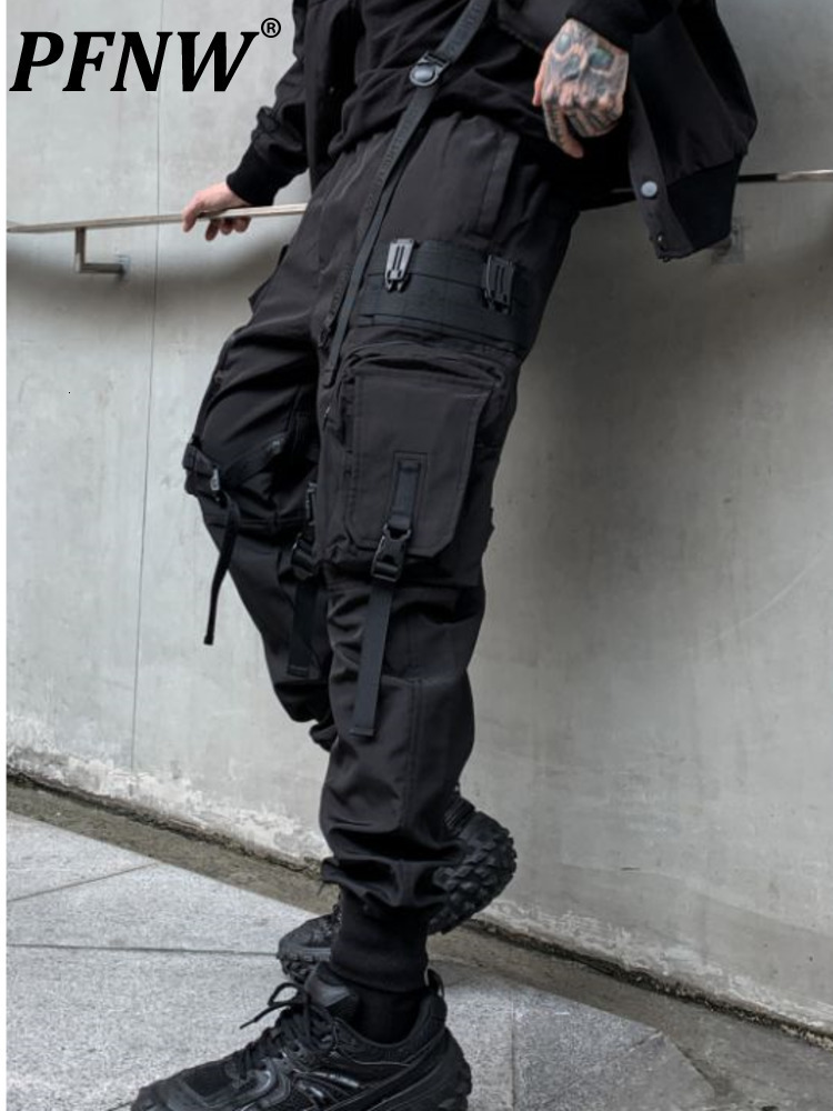 Men's Pants PFNW Autumn Spring Functional Safari Style Overalls Men's Fashion Loose Casual Youth Cargo Pants Techwear 12A5573 230316, Black
Men's Pants PFNW Autumn Spring Functional Safari Style Overalls Men's Fashion Loose Casual Youth Cargo Pants Techwear 12A5573 230316, Black