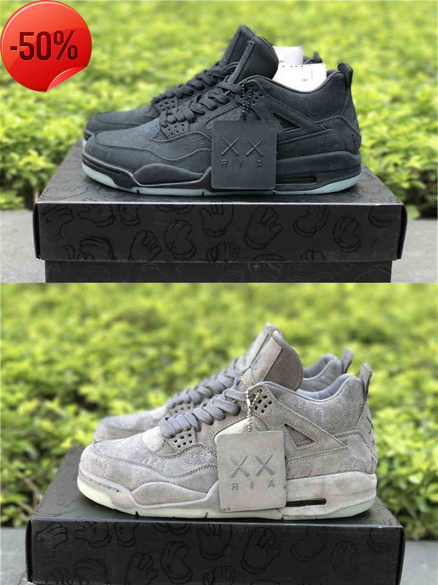 Release Shoes Air Authentic 4 KAWS Cool Grey Black XX Glow In The Dark 4S Men Basketball Trainers Sneakeres Sports Original
Release Shoes Air Authentic 4 KAWS Cool Grey Black XX Glow In The Dark 4S Men Basketball Trainers Sneakeres Sports Original