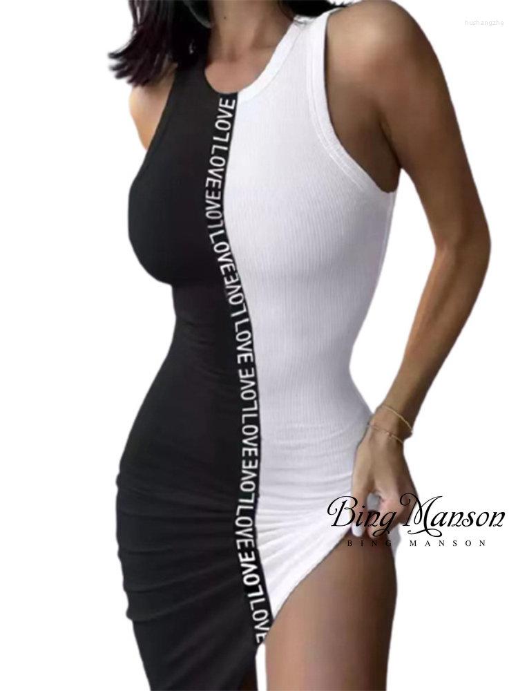 Casual Dresses 2023 Summer Pit Stripe Contrast LOVE Ribbon Vest Dress Slim Sexy Wrap Hip Women, Sky blue
Casual Dresses 2023 Summer Pit Stripe Contrast LOVE Ribbon Vest Dress Slim Sexy Wrap Hip Women, Sky blue