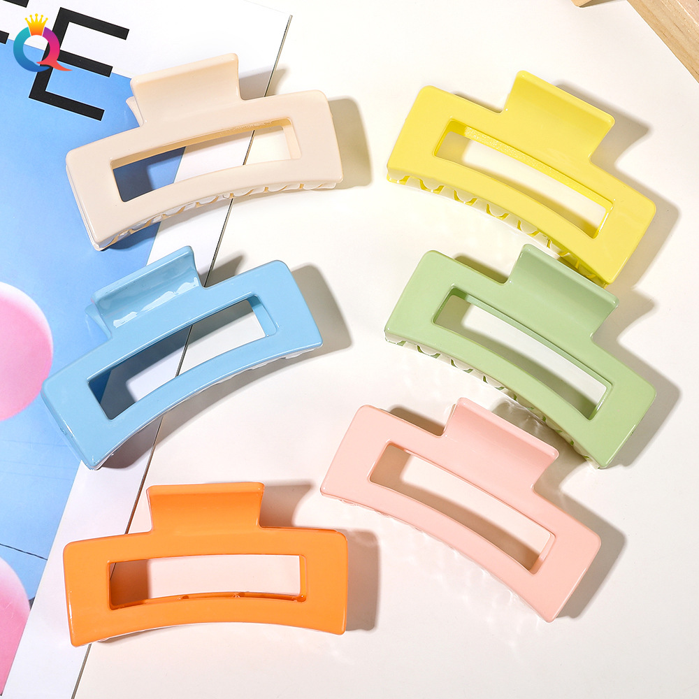 Milk Candy Color Frosted Transparent Ribbon Plastic Hair Claw For Women Girls Back Head Clip Shark Clips Large Size Hairpin Crab Barrettes 1951, 18
Milk Candy Color Frosted Transparent Ribbon Plastic Hair Claw For Women Girls Back Head Clip Shark Clips Large Size Hairpin Crab Barrettes 1951, 18
