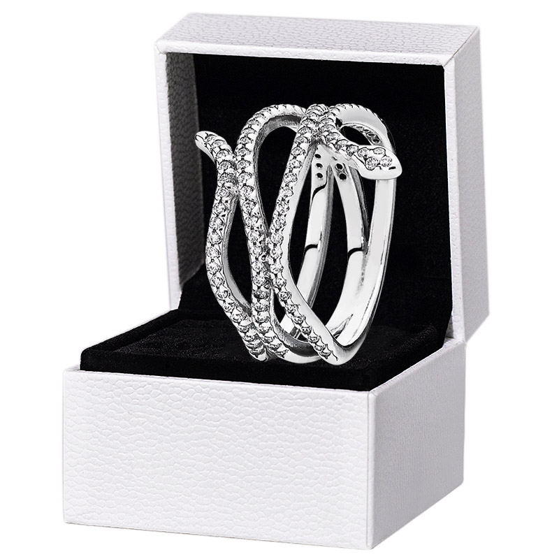 Sparkling CZ Diamond Snake Rings for Pandora Authentic Sterling Silver Wedding Party Jewelry For Women Girlfriend Gift designer Ring with Original Box Set
Sparkling CZ Diamond Snake Rings for Pandora Authentic Sterling Silver Wedding Party Jewelry For Women Girlfriend Gift designer Ring with Original Box Set