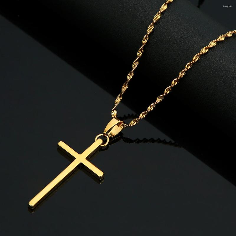 Pendant Necklaces Gold Color JESUS Christian Bible Cross Necklace Jewelry For Women Men
Pendant Necklaces Gold Color JESUS Christian Bible Cross Necklace Jewelry For Women Men