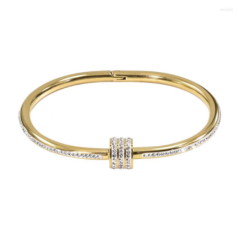 Bangle Lover Bangles Bracelets For Women Jewelry Simple Stainless Steel Metal Gold Color Bracelet Birthday
Bangle Lover Bangles Bracelets For Women Jewelry Simple Stainless Steel Metal Gold Color Bracelet Birthday