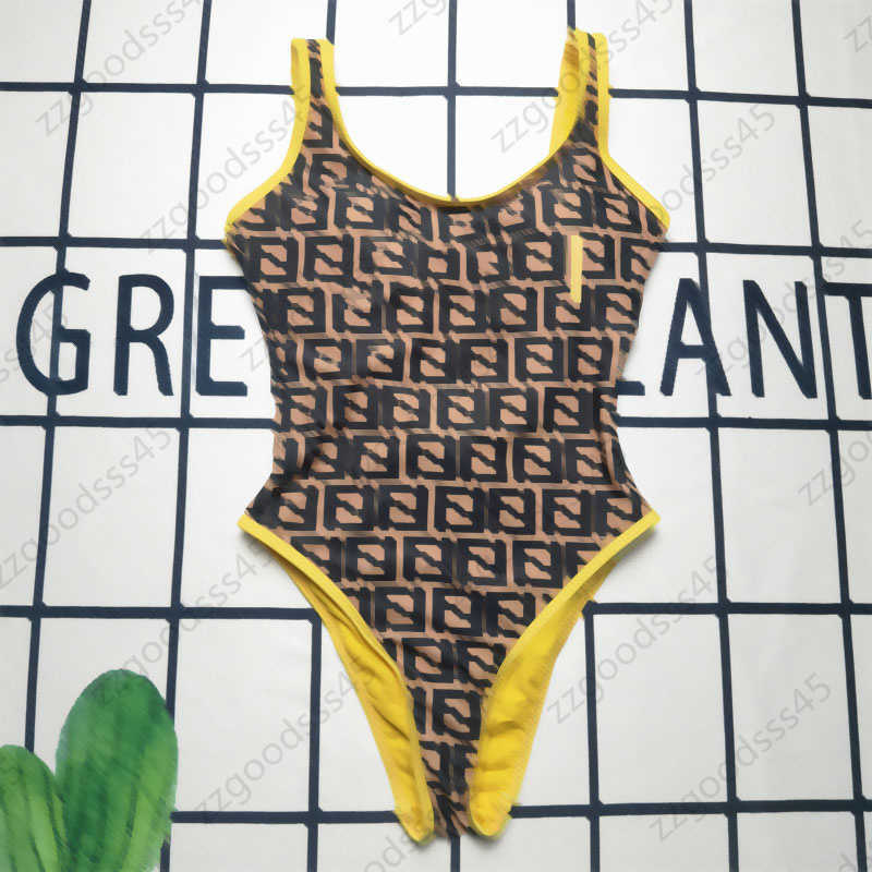 Fashion Designer Womens Bikini Sets Summer Sexy Brown Brand Letter Logo Printed Breathable One-piece Swimsuit Set Yellow Lining Backless Bathing
Fashion Designer Womens Bikini Sets Summer Sexy Brown Brand Letter Logo Printed Breathable One-piece Swimsuit Set Yellow Lining Backless Bathing