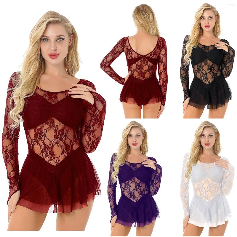 Stage Wear Women Shiny Figure Ice Skating Dress See-through Floral Lace Ballet Ballroom Dance Competition Costume, Black
Stage Wear Women Shiny Figure Ice Skating Dress See-through Floral Lace Ballet Ballroom Dance Competition Costume, Black
