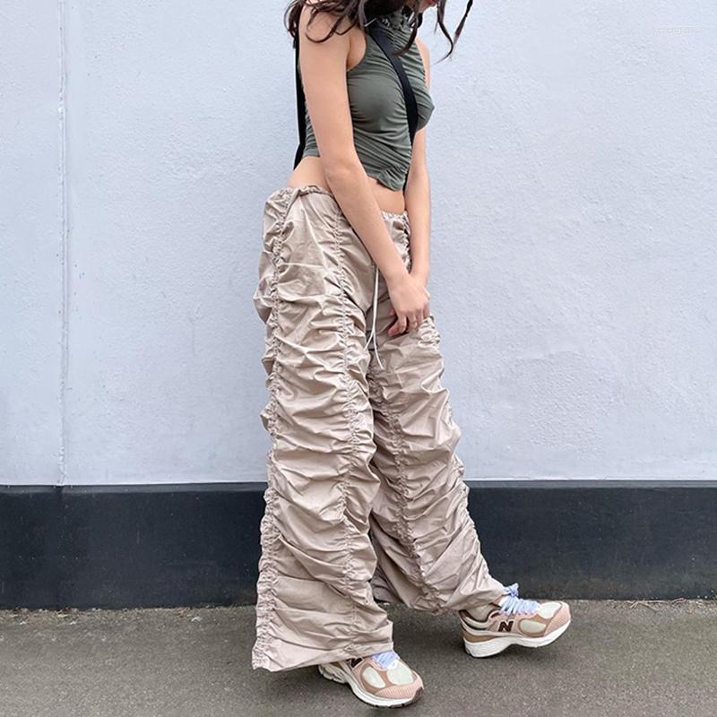 Women' Pants WeiYao Folds Casual Baggy Joggers Sweatpants Women Drawstring Low Waist Streetwear Cargo Loose Size Hippie Trousers, Picture shown
Women' Pants WeiYao Folds Casual Baggy Joggers Sweatpants Women Drawstring Low Waist Streetwear Cargo Loose Size Hippie Trousers, Picture shown
