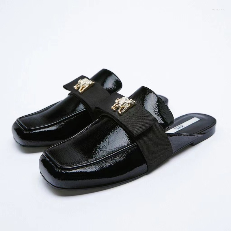 Slippers Women Shoes Spring And Summer Fashion Bow Sandals Comfortable Baotou Flat Muller Zapatillas De Mujer Sandalias, Red
Slippers Women Shoes Spring And Summer Fashion Bow Sandals Comfortable Baotou Flat Muller Zapatillas De Mujer Sandalias, Red