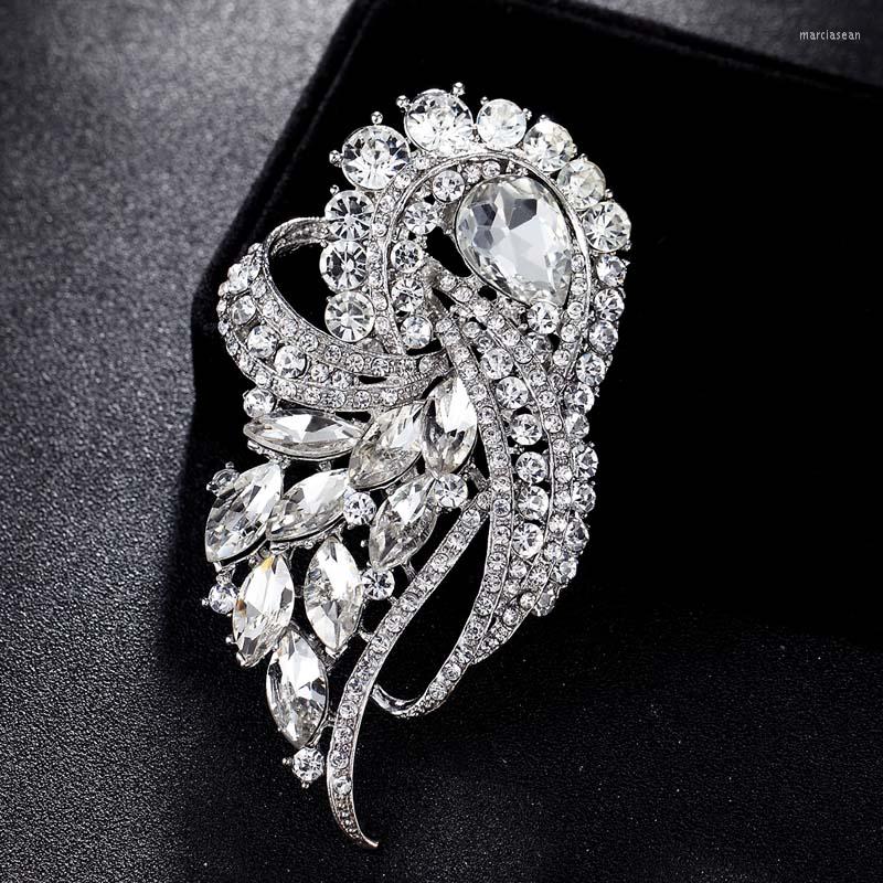 Brooches Fashion Wedding Rhinestone Brooch Bridal Jewelry For Women's Gifts Brand Vintage Hijab Accessory
Brooches Fashion Wedding Rhinestone Brooch Bridal Jewelry For Women's Gifts Brand Vintage Hijab Accessory