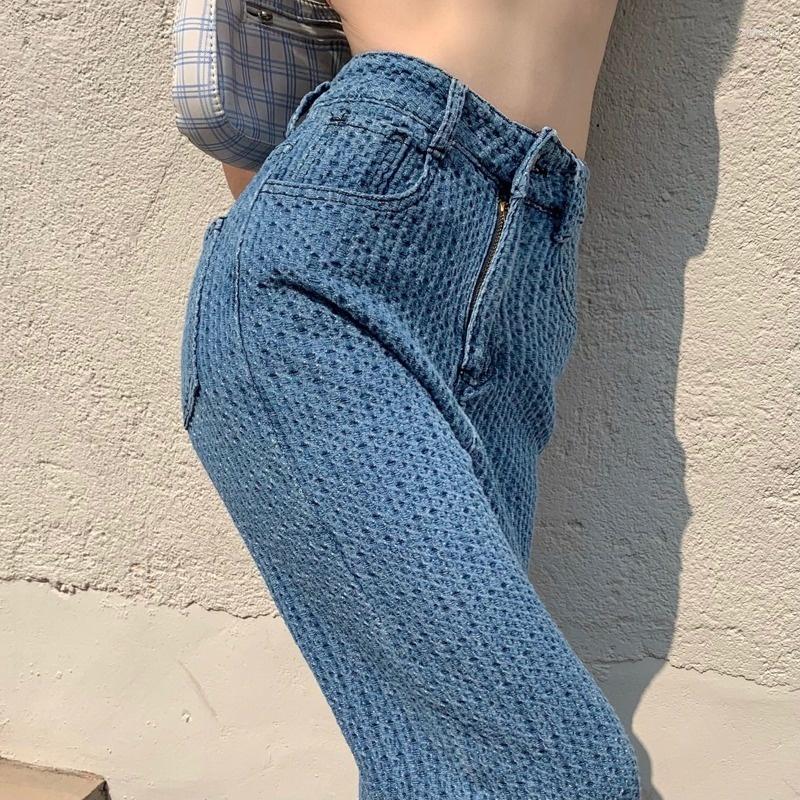 Women' Jeans Fashion Plaid Hollow Out Casua Women Streetwear High Waist Button Straight Pants Korean Baggy Denim Holes, Blue
Women' Jeans Fashion Plaid Hollow Out Casua Women Streetwear High Waist Button Straight Pants Korean Baggy Denim Holes, Blue