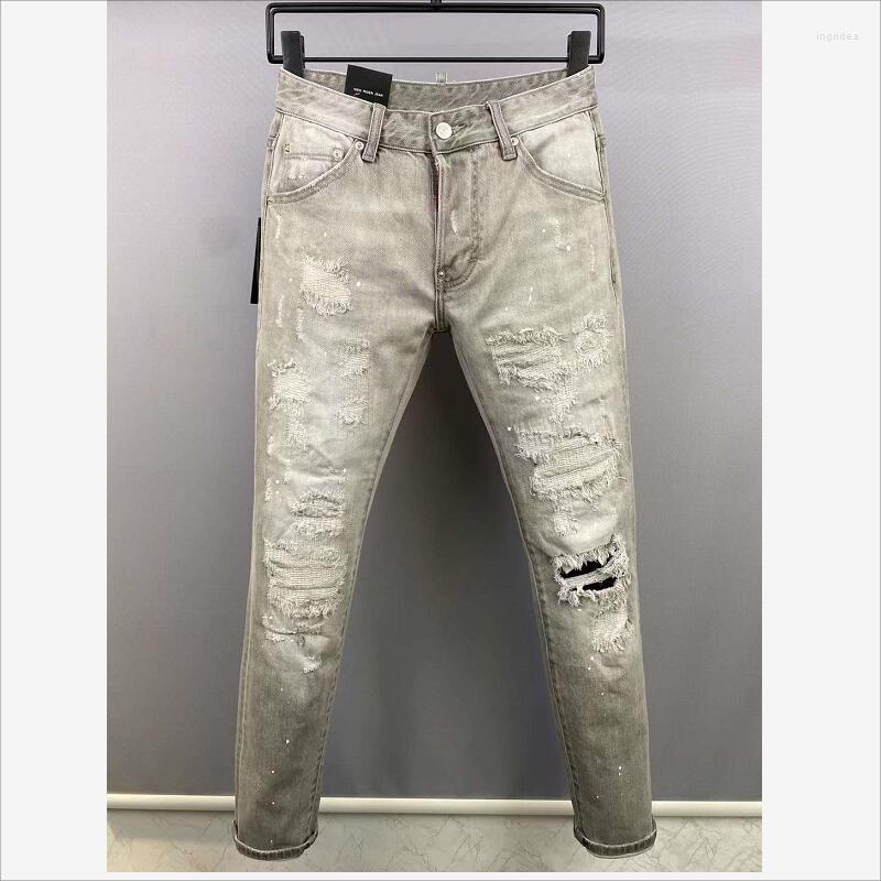 Men's Jeans Men's Fashion Trendy Hole Slim Fit Casual High Street Pants 9832#, 9832
Men's Jeans Men's Fashion Trendy Hole Slim Fit Casual High Street Pants 9832#, 9832