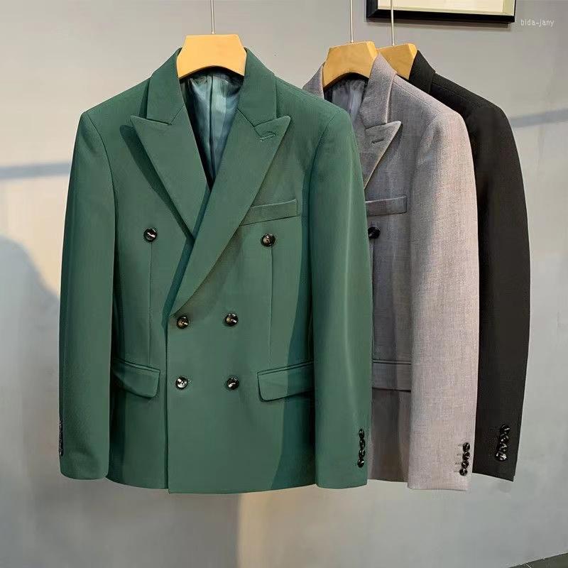 Men's Suits 2023 Men's Slim Fit Double Breasted Suit Jackets Business Leisure Youth Coats Fashion Single Western Style Clothes Blazers, Black
Men's Suits 2023 Men's Slim Fit Double Breasted Suit Jackets Business Leisure Youth Coats Fashion Single Western Style Clothes Blazers, Black