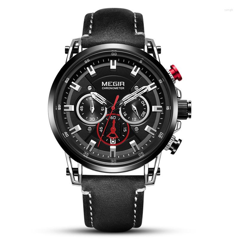 Wristwatches Relogio Masculino Megir Fashion Men Watches Top Date Male Quartz Clock Chronograph Sport Mens Wrist Watch Hodinky
Wristwatches Relogio Masculino Megir Fashion Men Watches Top Date Male Quartz Clock Chronograph Sport Mens Wrist Watch Hodinky