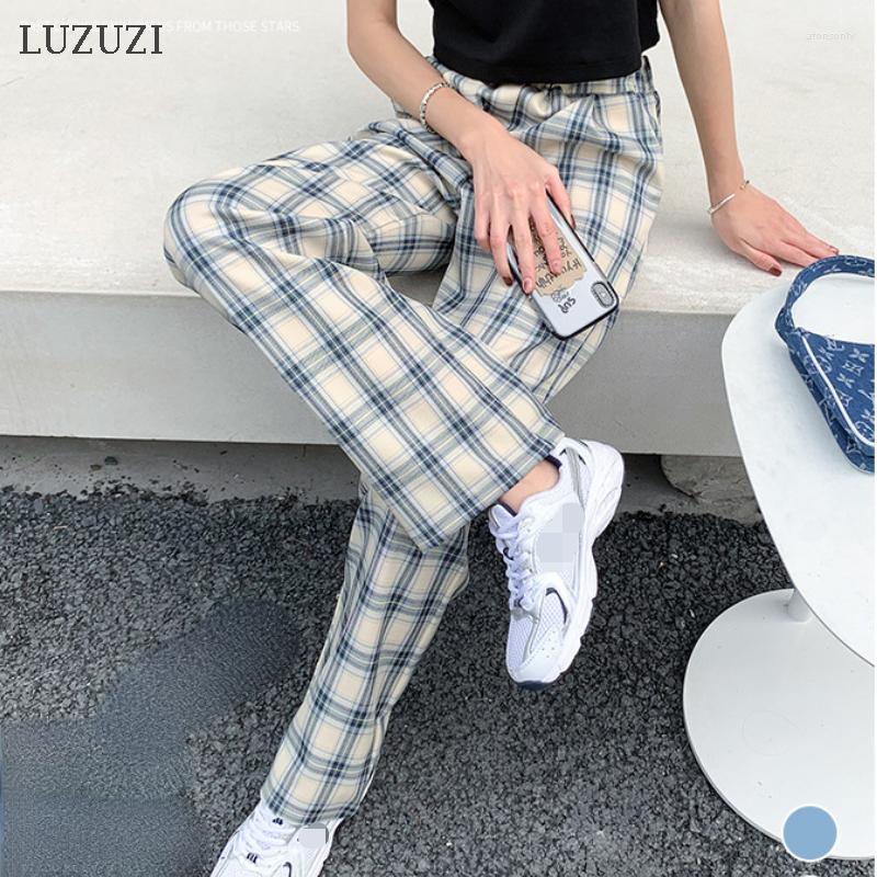 Women' Pants 2023 Summer Women Korean Temperament College Style Plaid Trousers Japanese Harajuku High Waist Straight Wide Leg, Black
Women' Pants 2023 Summer Women Korean Temperament College Style Plaid Trousers Japanese Harajuku High Waist Straight Wide Leg, Black