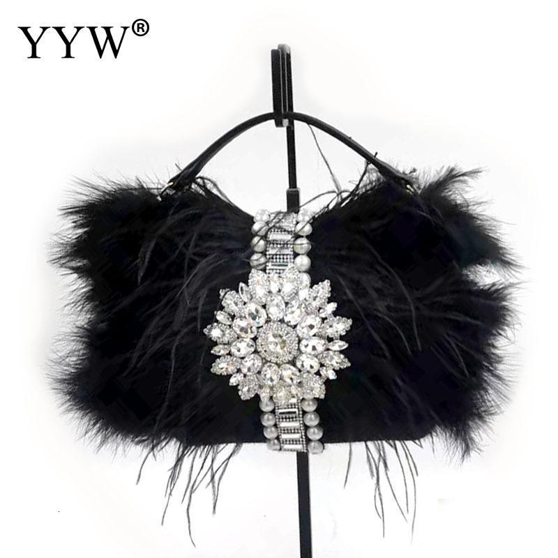 Evening Bags YYW Luxury Real Ostrich Feathers Handbag Evening Bags Women'S Pouch Purse Luxury Diamond Women Bags Evening Party Clutch Bag 230316, Green
Evening Bags YYW Luxury Real Ostrich Feathers Handbag Evening Bags Women'S Pouch Purse Luxury Diamond Women Bags Evening Party Clutch Bag 230316, Green