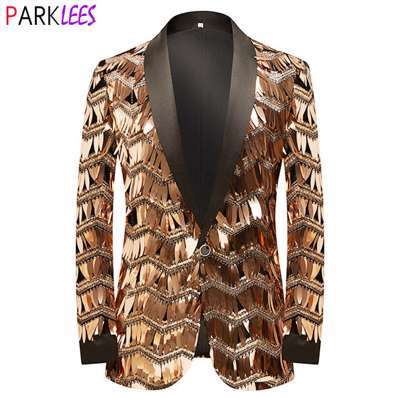 Men's Suits Blazers Mens Luxury Wave Striped Gold Sequin Blazer Jacket Shawl Lapel One Button Shiny Wedding Party Suit Jackets Dinner Tuxedo Blazer 230316, Pattern 1
Men's Suits Blazers Mens Luxury Wave Striped Gold Sequin Blazer Jacket Shawl Lapel One Button Shiny Wedding Party Suit Jackets Dinner Tuxedo Blazer 230316, Pattern 1