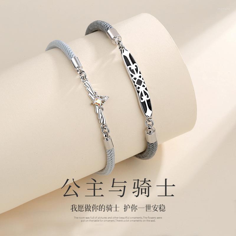 Charm Bracelets Princess And Knight Couple Bracelet Long-distance Love Gift Fashion Moonstone
Charm Bracelets Princess And Knight Couple Bracelet Long-distance Love Gift Fashion Moonstone