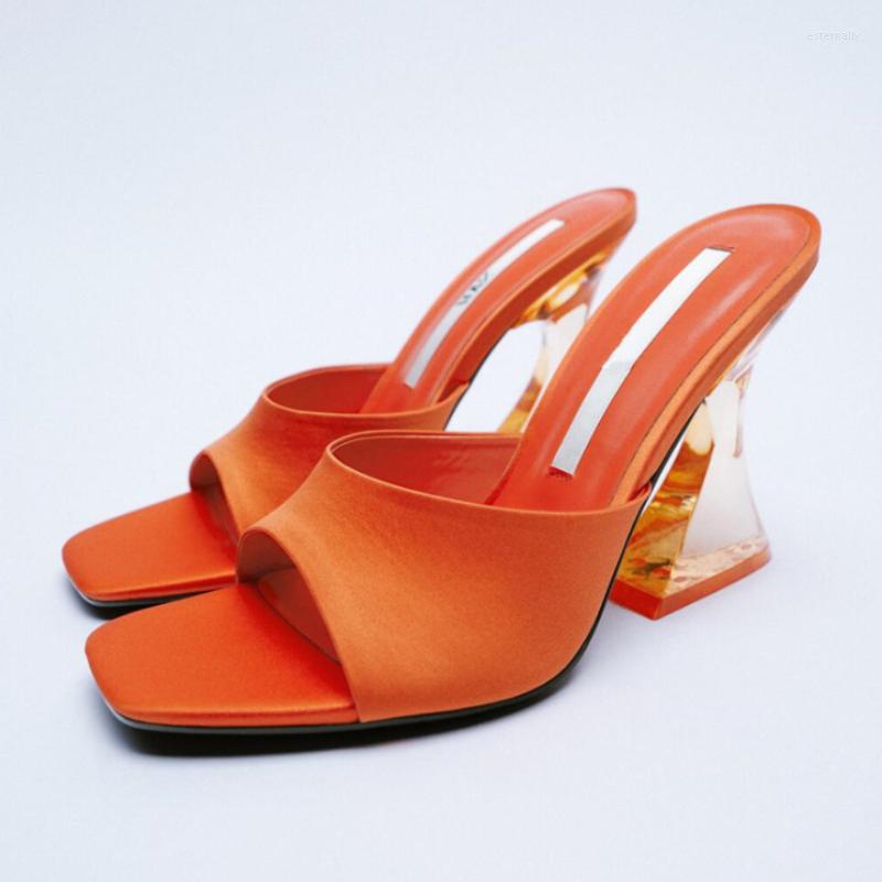 Dress Shoes Women's Sandals Pumps Square Toe Transparent Heel Thick Plastic Open Back Space High Slippers, Black
Dress Shoes Women's Sandals Pumps Square Toe Transparent Heel Thick Plastic Open Back Space High Slippers, Black