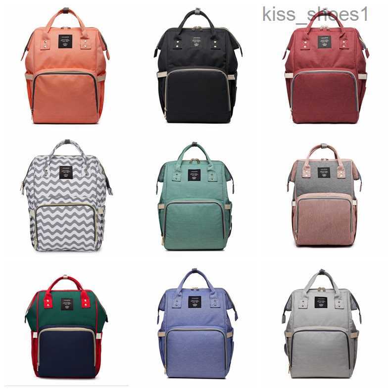 

Nursing Bag Mummy Maternity Nappy Brand Large Capacity Baby Bag Travel Backpack Designer fashion diaper bags 17 styles, Mix colors send