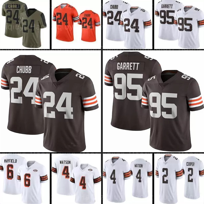 4 Deshaun Watson Jersey 2 Amari Cooper American football shirts 24 Nick Chubb 95 Myles Garrett 6 Baker Mayfield Denzel Ward Brown, White 1946
4 Deshaun Watson Jersey 2 Amari Cooper American football shirts 24 Nick Chubb 95 Myles Garrett 6 Baker Mayfield Denzel Ward Brown, White 1946