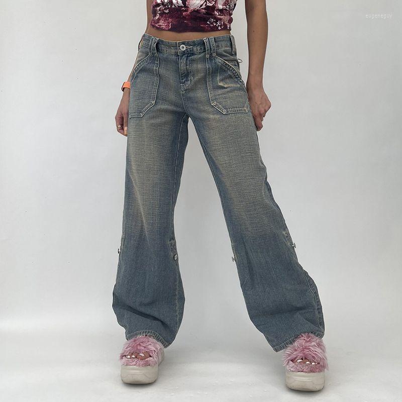 Women's Jeans Women High Waist Wide Leg Button Vintage Wash Blue Loose Straight Denim Trouser 2023 Autumn Harajuku Kawaii Y2K Clothes
Women's Jeans Women High Waist Wide Leg Button Vintage Wash Blue Loose Straight Denim Trouser 2023 Autumn Harajuku Kawaii Y2K Clothes