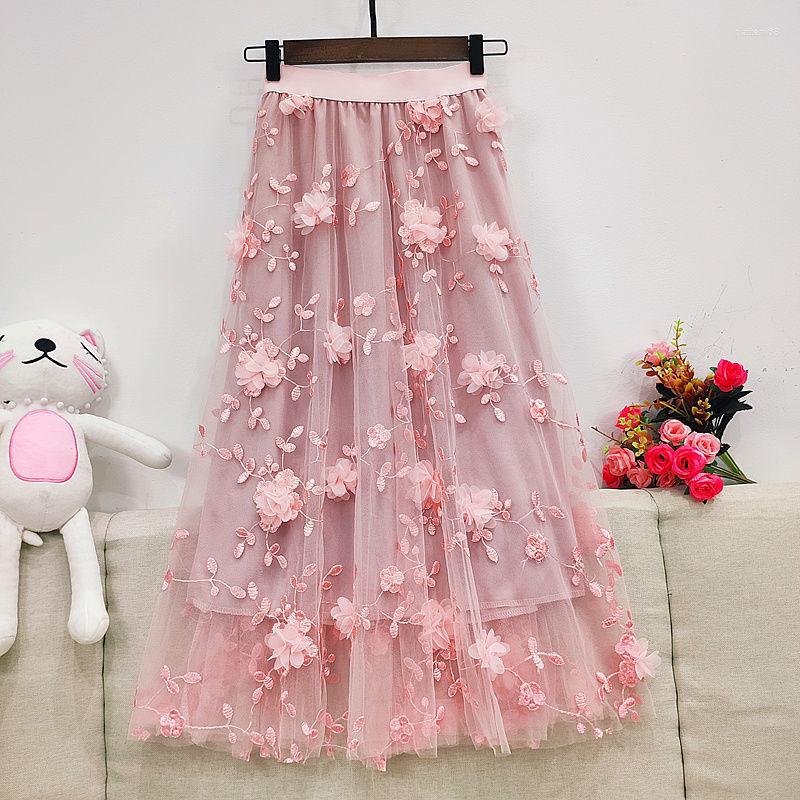 Skirts Summer Skirt Female Small Fresh High Waist Slim Flower Versatile Medium Long Embroidery Mesh Casual Swing Women, Black
Skirts Summer Skirt Female Small Fresh High Waist Slim Flower Versatile Medium Long Embroidery Mesh Casual Swing Women, Black
