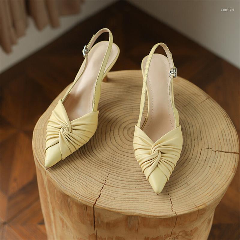 Dress Shoes Pleated Pointed Toe Stiletto Fashion Summer Solid Color Sandals Fine Heel Slingback Female Pumps Buckle Strap Women, Picture shown
Dress Shoes Pleated Pointed Toe Stiletto Fashion Summer Solid Color Sandals Fine Heel Slingback Female Pumps Buckle Strap Women, Picture shown