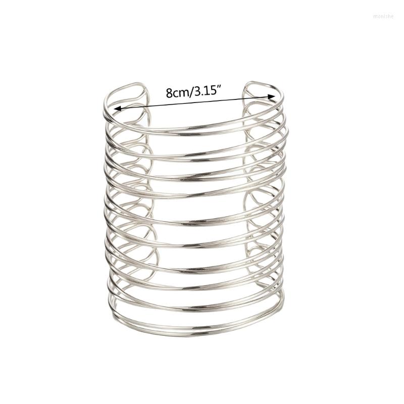 Bangle Coil Arm Bracelet For Women Electroplated Armlet Open Cuff Armband Jewelry Clothing Accs Girlfriend Gift
Bangle Coil Arm Bracelet For Women Electroplated Armlet Open Cuff Armband Jewelry Clothing Accs Girlfriend Gift