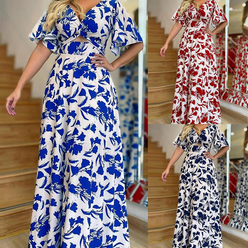 Casual Dresses Women's 2023 Summer Fashion High Waist V Neck Printed Short Sleeve Mid Length A Line Dress
Casual Dresses Women's 2023 Summer Fashion High Waist V Neck Printed Short Sleeve Mid Length A Line Dress