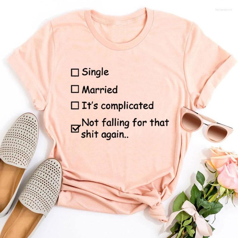 Women's T Shirts Not Falling For The Shirt Single T-shirt Living Alone Tee Vintage Tops Aesthetic Clothes Funny Valentine's Day, Ws4108-d7
Women's T Shirts Not Falling For The Shirt Single T-shirt Living Alone Tee Vintage Tops Aesthetic Clothes Funny Valentine's Day, Ws4108-d7