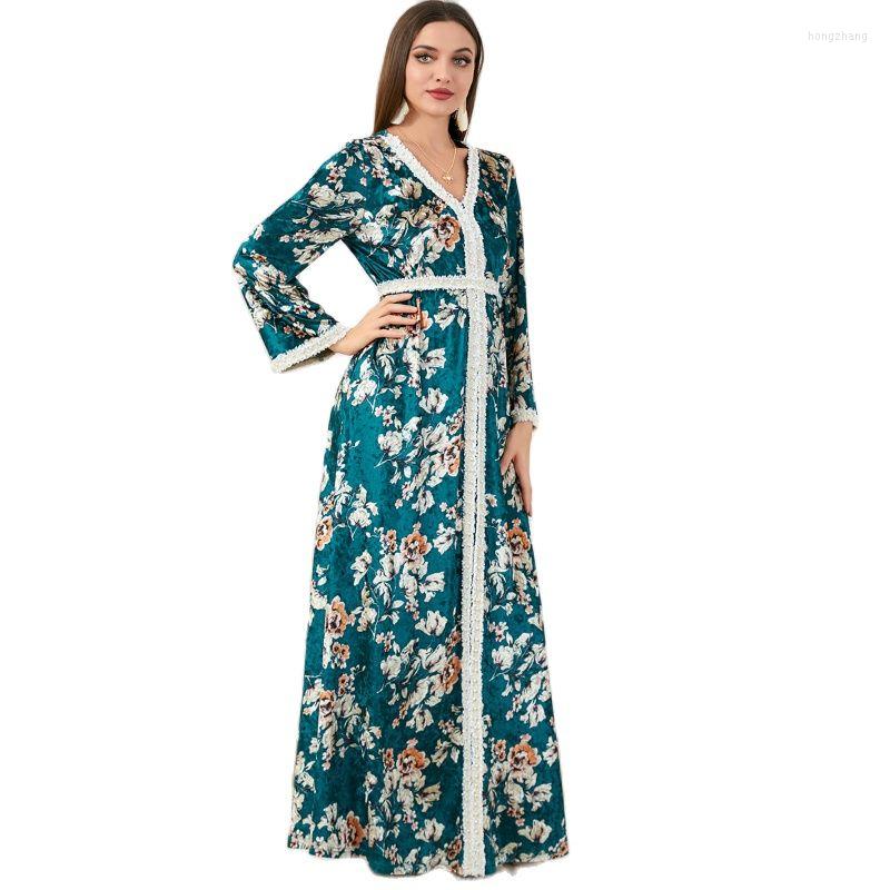 Ethnic Clothing Print Long Muslim Dress For Women Islamic Jalabiya Set Ladies Arabic Morocco Kaftan Gown Ramadan Femme Dubai Abaya 2023
Ethnic Clothing Print Long Muslim Dress For Women Islamic Jalabiya Set Ladies Arabic Morocco Kaftan Gown Ramadan Femme Dubai Abaya 2023