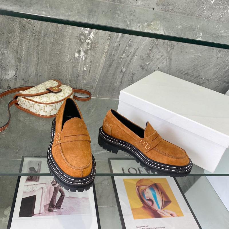 Dress Shoes 2023 Spring Autumn Thick Bottom Loafers Round Toe Concise Women Slip-On Genuine Leather Chaussure Femme Size 35-40, Picture shown
Dress Shoes 2023 Spring Autumn Thick Bottom Loafers Round Toe Concise Women Slip-On Genuine Leather Chaussure Femme Size 35-40, Picture shown