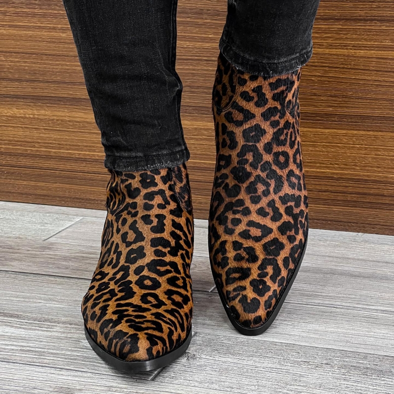 Leopard Zip Mens Boots Flock Square Toe Zipper Ankle Boots Free Shipping Casual Shoes Bottes Pour Hommes Big Size -48
Leopard Zip Mens Boots Flock Square Toe Zipper Ankle Boots Free Shipping Casual Shoes Bottes Pour Hommes Big Size -48